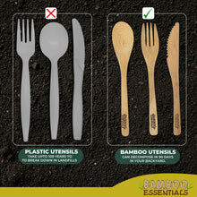 Load image into Gallery viewer, Travel Utensils with Case Set Fork, Knife, Spoon, Chopsticks, Straw, Straw-cleaning brush, Travel Pouch and Carabiner, Excellent For Everyday Use! ((2 Sets) Green/Yellow)